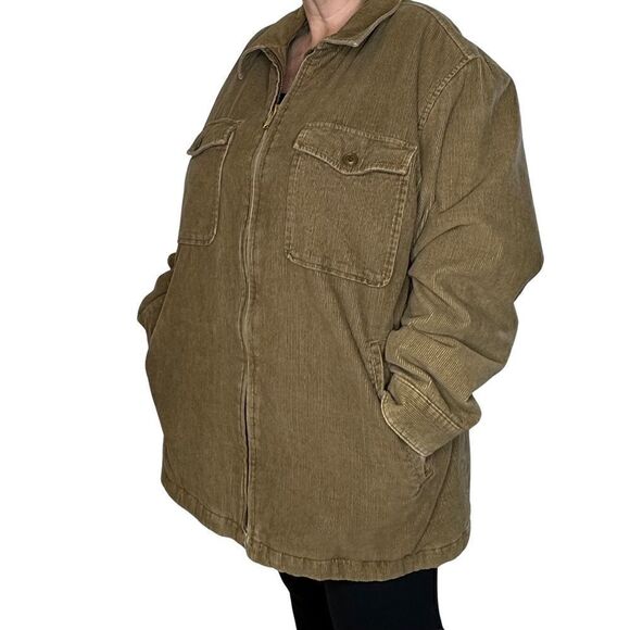 GAP Y2K Vintage Corduroy Zip Front Jacket XXL - Picture 3 of 14